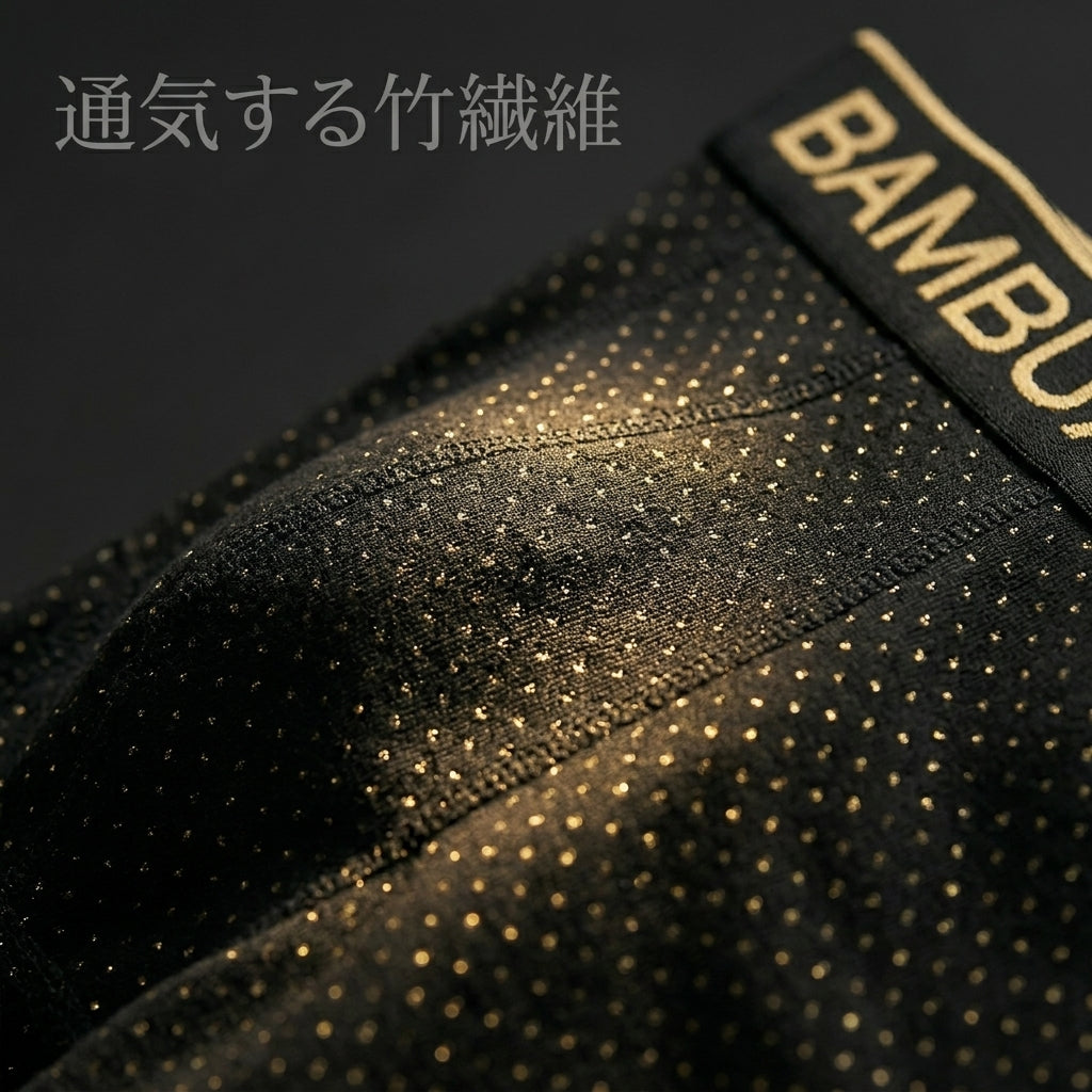 【5枚のご注文で10枚届く】Bambux™ 竹繊維ボクサーパンツ｜消臭×抗菌×シルクの肌ざわり