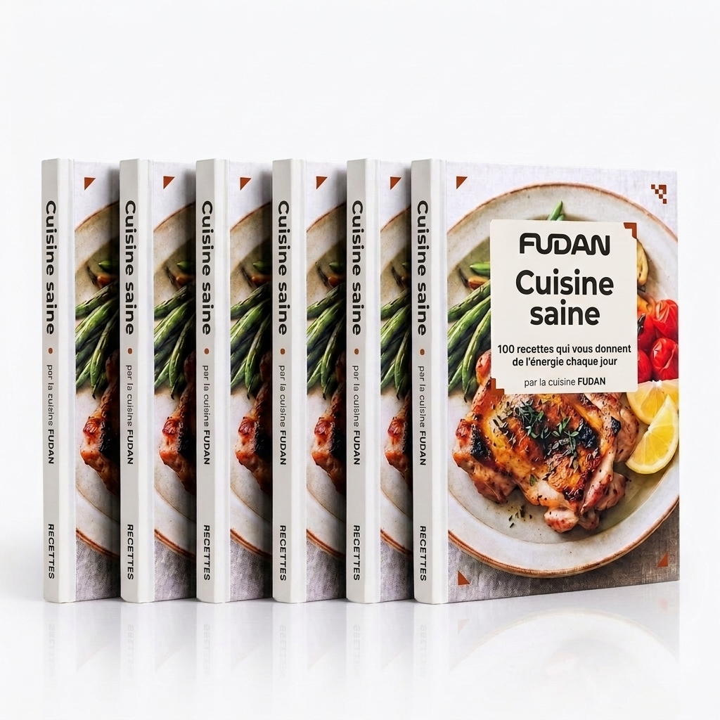 Pack de 6 livres numériques de recettes FUDAN